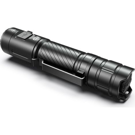 Lampe Torche LED Ultra Puissante Rechargeable USB C 1200 Lumens 6 Modes Eclairage, IP68 Étanche pour Ménage (1/5)