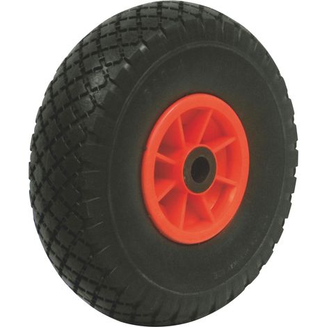Utilia RUOTA PIENA PER CARRELLI PORTASACCHI cerchione plastica Ø mm.260