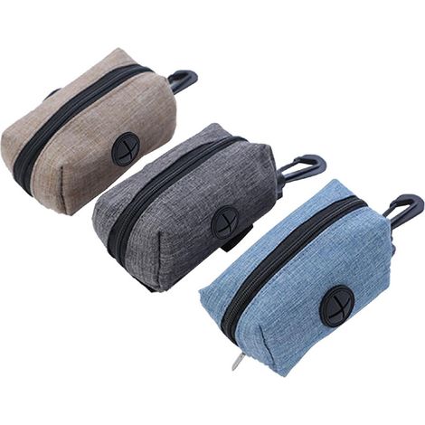 Distributeur de sacs à déjections canines - Distributeur de sacs à déjections canines - Distributeur de sacs à déjections canines - Lot de 3 distributeurs de sacs à déjections canines - Idéal pour les (1/5)