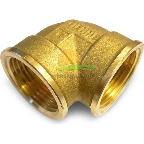 Raccordo a gomito in ottone 1"1/4 F x 1"1/4 F 1"1/4 F (1/3)