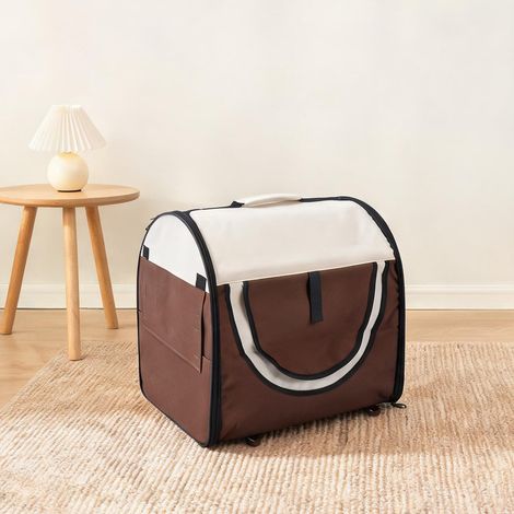 Caisse de transport pour animaux en oxford tissu 46 x 36 x 41 cm (1/5)