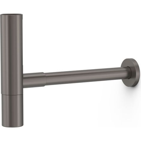 Siphon télescopique rond Graphite - TRES 16110342GR