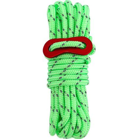 8PCS Camping Tent Rope with Tensioners, Reflective Tent Rope, Nylon Camping Rope for Camping, Hiking, Awning, Tent, 4mm 4m (1/5)