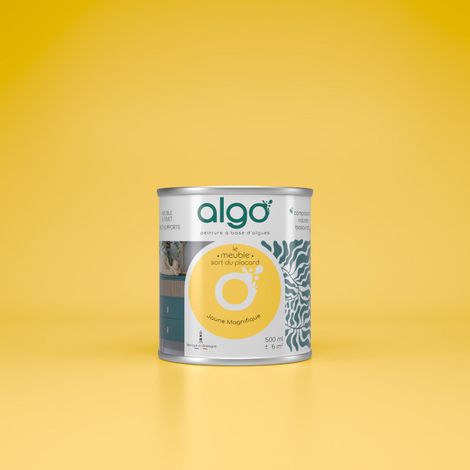 Peinture pour Meuble - Jaune Magnifique - 0.5L / Mat
