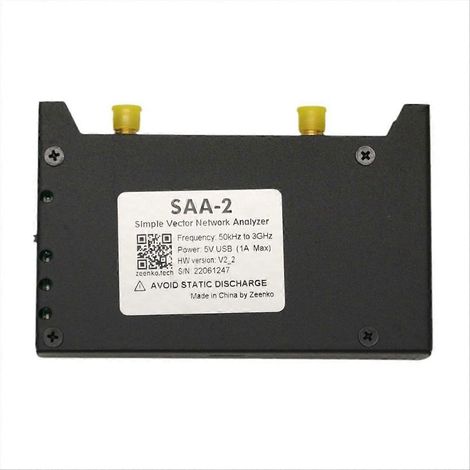 JIAJIEFANG SAA-2 NanoVNA V2 HF VHF UHF 3G Vektornetzwerkanalysator mit 2,8-Zoll-Display (1/5)
