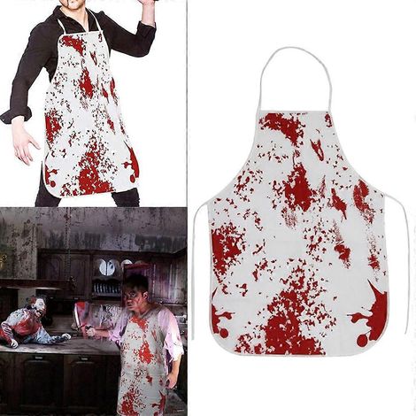 Tablier ensanglanté d'Halloween - Accessoires de déguisement - Costume de tablier effrayant (1/4)
