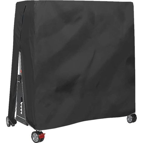 Gartenmöbelabdeckung, Schutzhülle für Gartenmöbel, 215 cm x 155 cm x 150 cm, schwarz (1/5)