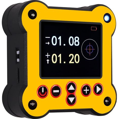 Digitaler Zweiachsen-Neigungsmesser, Winkelmesser, Zweiachsen ±60°, elektronische Wasserwaage, LCD-Bildschirm mit USB-Akku, akustisches Signal, Balanceanzeigen, magnetischer Winkelmesser ±0,02° (1/5)