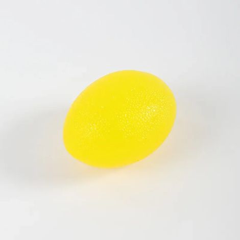 Balle de musculation unisexe en silicone de qualité professionnelle (jaune) (1/5)
