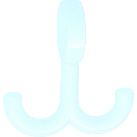 Patère coulissante Ø 33 mm gris roche