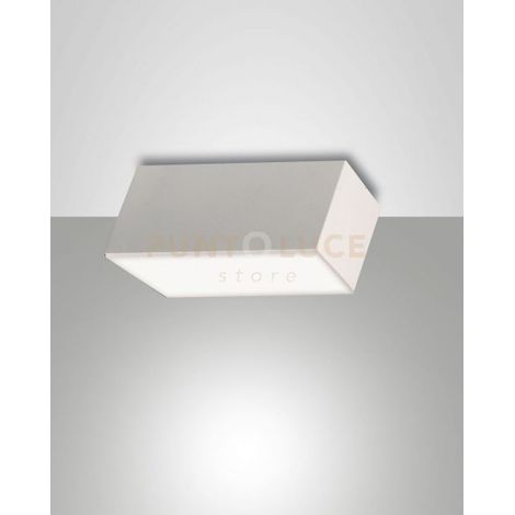 LUCAS APPLIQUE BIANCO PARETE/SOFFITTO A LED 12W 3000K 1040LM DIMMERABILE