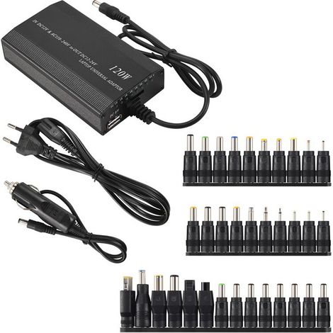 Universal-Netzteil 120W 34 Anschlüsse für Laptop EU-Stecker (1/5)