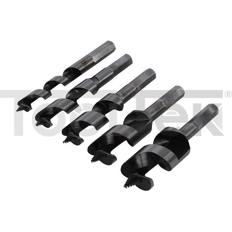PUNTE PER LEGNO TRAPANO ELICOIDALI TOZZE 5pz PUNTA 10-25mm 633685 (1/4)