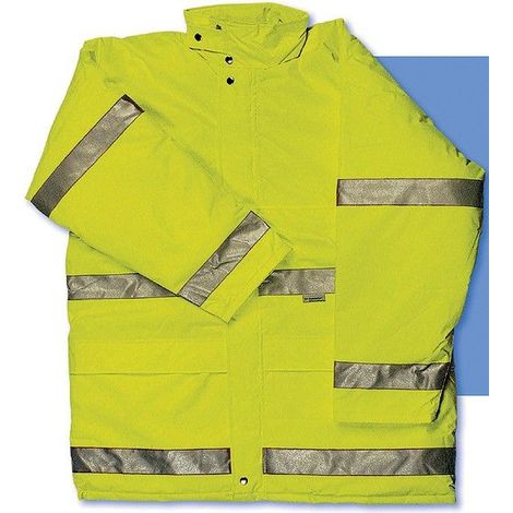 PARKA BASICA ACOLCHADA 100% POLIESTER OXFORD/PU CON BANDAS REFLECTANTES 3M. - JUBA (1/2)