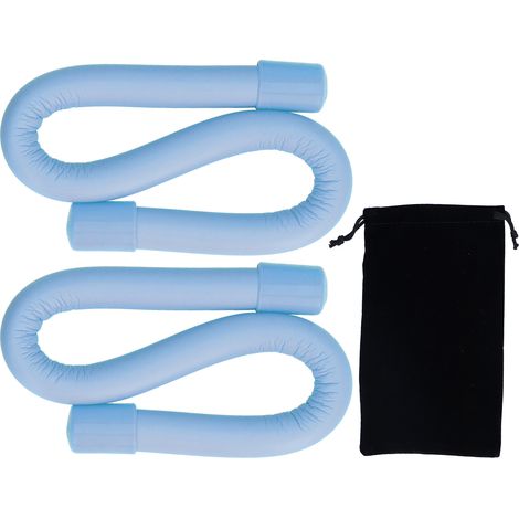 Anneaux de poids de yoga élastiques, réglables et durables, unisexes, pour la maison, le sport et la course à pied (bleu, 240 g x 2) (1/5)