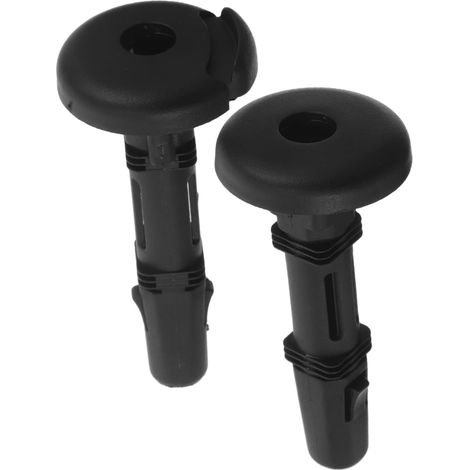 Lot de 2 tubes de guidage pour appuie-tête de siège de voiture, mécanisme de verrouillage sûr et stabilité, appuie-tête de siège confortables, tubes d'insertion en plastique, 10 x 4,8 x 4,6 (1/5)