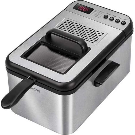 Sencor Friggitrice Elettrica Moderna Nera 3,2 litri (1/5)