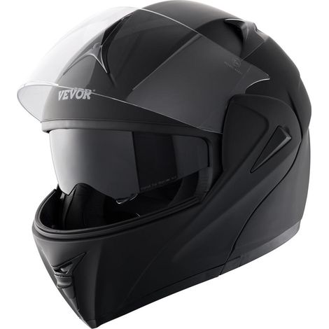 Vision panoramique et respirante, casque moto noir taille M pour jeunes et adultes, usage street et motocross (1/5)