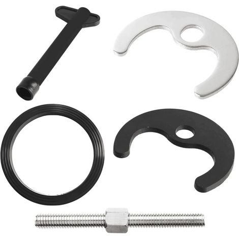 Kit de Fixation Lavabo,Kit Fixation Robinet,Kit Fixations Remplacement,Kit de Supports de Fixation de Rechange pour Robinet Mitigeur Monobloc pour Lavabo et évier(Trou Unique) (1/5)