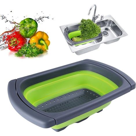 Filtre pliable en silicone pour évier/lavabo