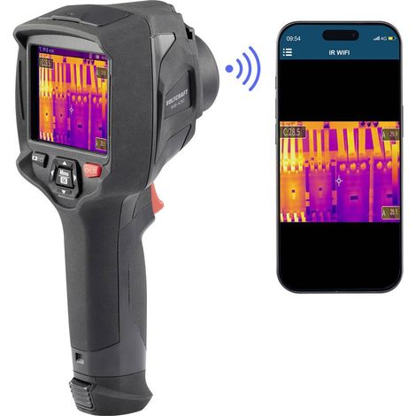 VOLTCRAFT WB-430 Termocamera -20 fino a 650 °C 384 x 288 Pixel 50 Hz Fotocamera digitale integrata, Touchscreen, WiFi, (1/5)