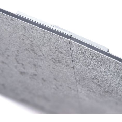 Schulte – Profilé de jonction invisible pour panneaux muraux de douche – Aluminium argenté – Longueur 209 cm – Installation facile sans outils