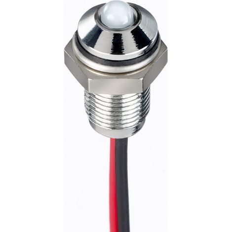 Panel LED LED lumineux Blanc RS PRO, dia. 6mm, 1.8 3.3V c.c., taille de la lampe 3 mm, IP67 ( Prix pour 1 ) (1/3)