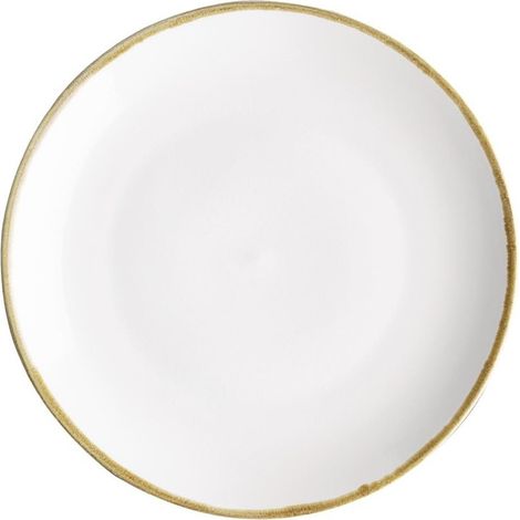 Assiettes Plates Rondes Couleur Craie Kiln 280mm (Lot de 4) - Ref FB997 - Olympia (1/5)