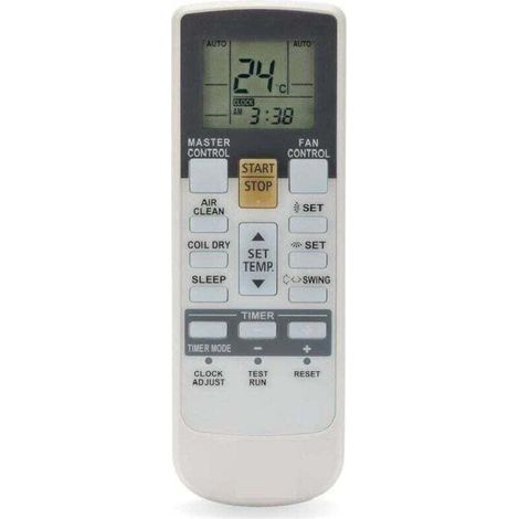 Mando a distancia compatible con aires acondicionados Fujitsu y genéricos, diseño original, funciones avanzadas, hasta 4 velocidades de ventilador, listo para usar en segundos.