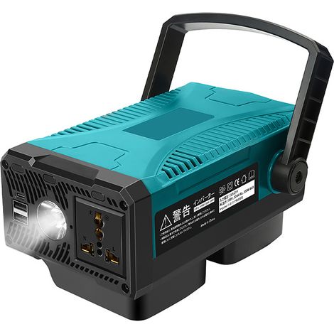 Onduleur de batterie, outils électriques portables d'extérieur, recharge et Machine en un, DC 18V/21V à 110V, onde sinusoïdale modifiée