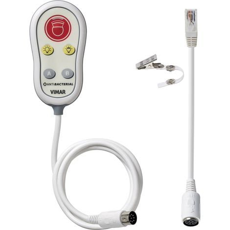 VIMAR - 02075.AB Perella chiamata2luci+2aux antibatterico
