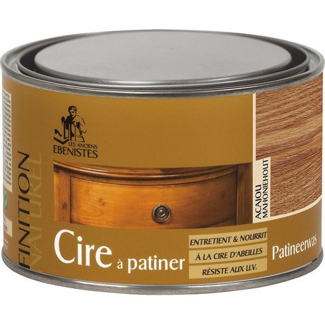 CIRE A PATINER 300ML ACAJOU - Les anciens ébénistes