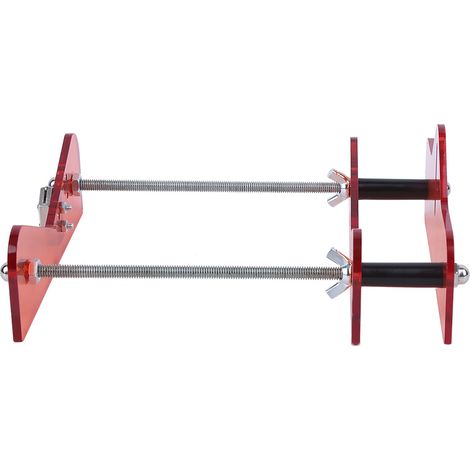 Kit coupe-bouteilles, outil de découpe DIY, tige de support en acier inoxydable, disque de coupe haute dureté, rouge (1/5)
