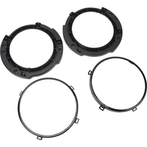 2 Supports Anneau de Montage pour Phare Rond 7 Pouces Compatible Wrangler JK 2007-2018 (1/5)