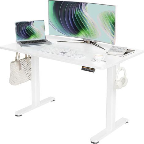 Höhenverstellbarer Schreibtisch Elektrisch 120x60 cm Standing Desk (1/5)