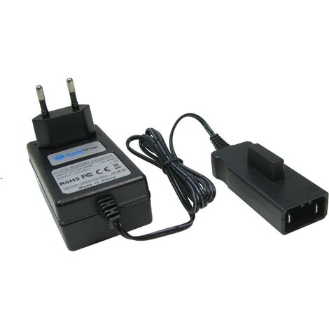 Trade-Shop 18V Li-Ion Akku Ladegerät Ladestation für Gardena Akku-Kettensäge CST 2018-Li Heckenschere Ergocut 48 Heckenschere Highcut 48-Li