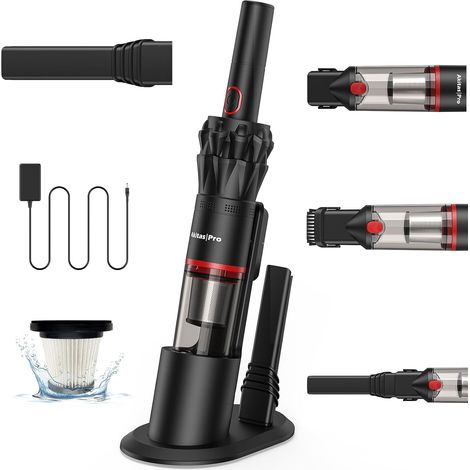 Aspirateur à Main sans Fil Puissant H2 – Ultra-léger 0,5 kg, Jusqu’à 26 Min d’Autonomie, Filtre HEPA (1/5)
