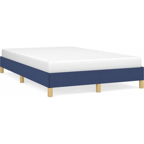 Maison Exclusive - Estructura de cama sin colchón tela azul 120x2