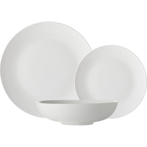 MAXWELL&WILLIAMS Servizio Di Piatti Coupe Bianco 12 Pezzi