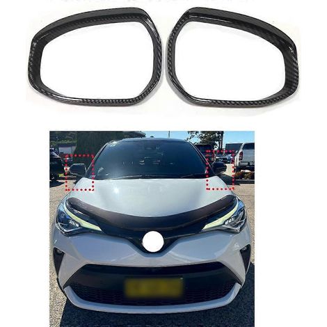 Accessoires automobiles : Déflecteurs de pluie pour rétroviseurs extérieurs, protection de sourcils pour Toyota CH-R 2023-2024 ( ) (1/5)