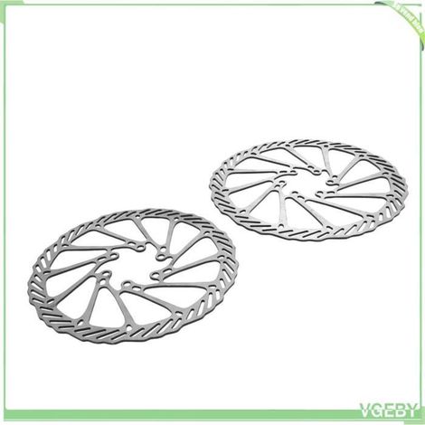 JEU DE DISQUES DE FREIN SCOOTER EN ACIER 6 TROUS 160MM ET 180MM ACCESSOIRE ÉLECTRIQUE DE REMPLACEMENT (1/4)