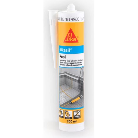 Silicone Sikasil Pool bianco cartuccia 300 ml