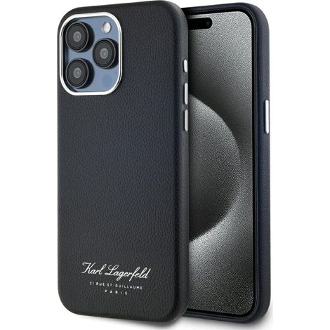 Funda Karl Lagerfeld Hotel RSG para iPhone 15 Pro negra (1/5)