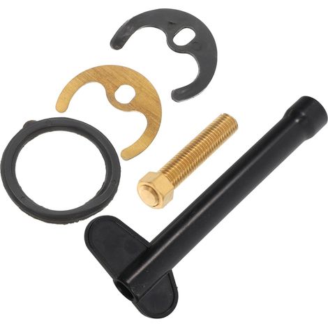 Kit de Fixation de Robinet D’évier Noir, 1 Set, Montage Sécurisé (1/5)