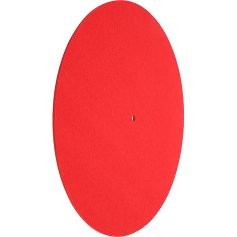 Tapis anti-vibration vinyle platine avec revêtement feutre antidérapant, neutralisation électricité statique pour tourne-disques (1/5)