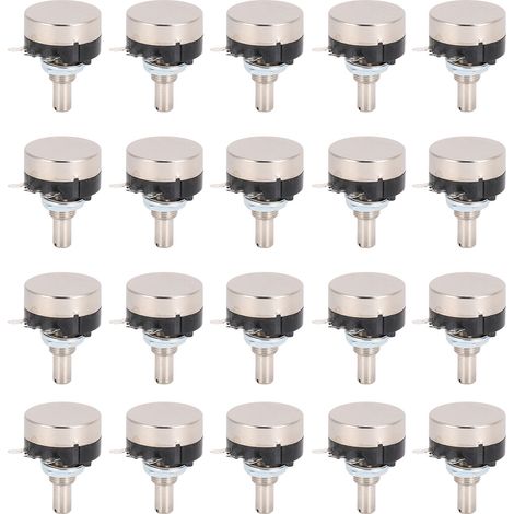 Kit d'accessoires à tour unique en Film de carbone pour potentiomètre, 20 pièces, pour le contrôle de la vitesse du moteur, B502 5K