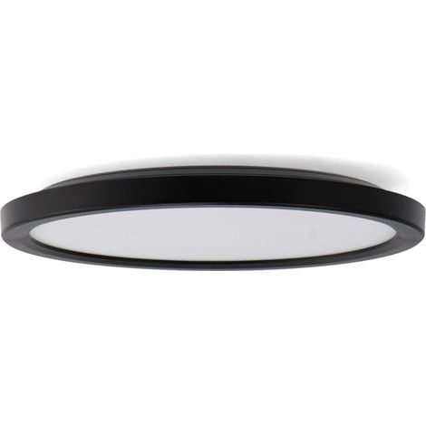 IluminaShop - Plafon LED Soft 18W Black IP20 3000+4000+6000