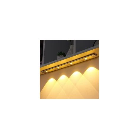 Luce LED per armadio, luce LED per mobile con sensore di movimento, luce per mobile da cucina con sensore, luce notturna per armadio, guardaroba, scale, bagno 40 cm
