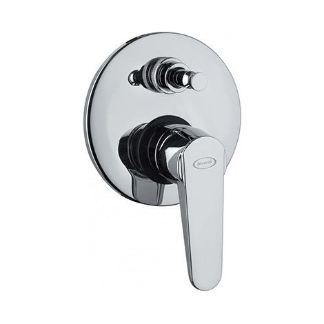 Jacuzzi flare mix doccia c/deviatore 2 vie cromo lucido (parte interna+esterna) (1/2)