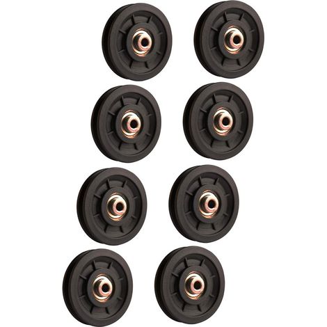 Pulegge girevoli con cuscinetti da 90 mm, adatte per attrezzature da fitness: resistenti e affidabili. (1/5)